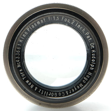 Hugo Meyer Kino Plasmat 2" f1.5, converted to M 433661