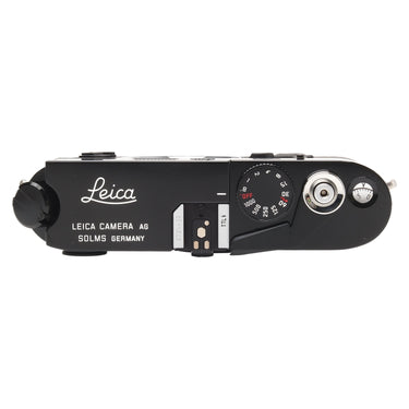 Leica M6 TTL top plate with serial 2724422 and shutter speed dial