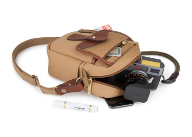 Billingham Compact Stowaway Khaki Canvas / Tan Leather