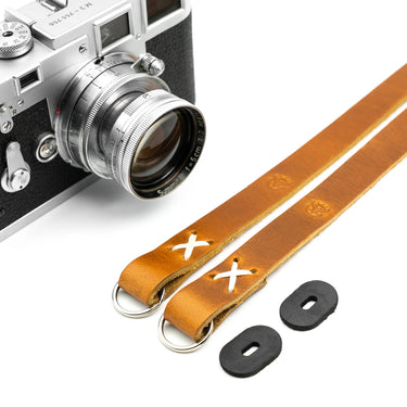 Owlkrown Raw Vintage Leather Strap - Sahara 45"