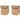 Billingham End Pockets for 550 Bag Khaki Canvas / Tan Leather