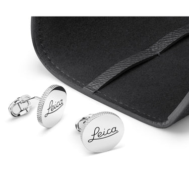 Leica Cufflinks, Logo, 925 Sterling Silver