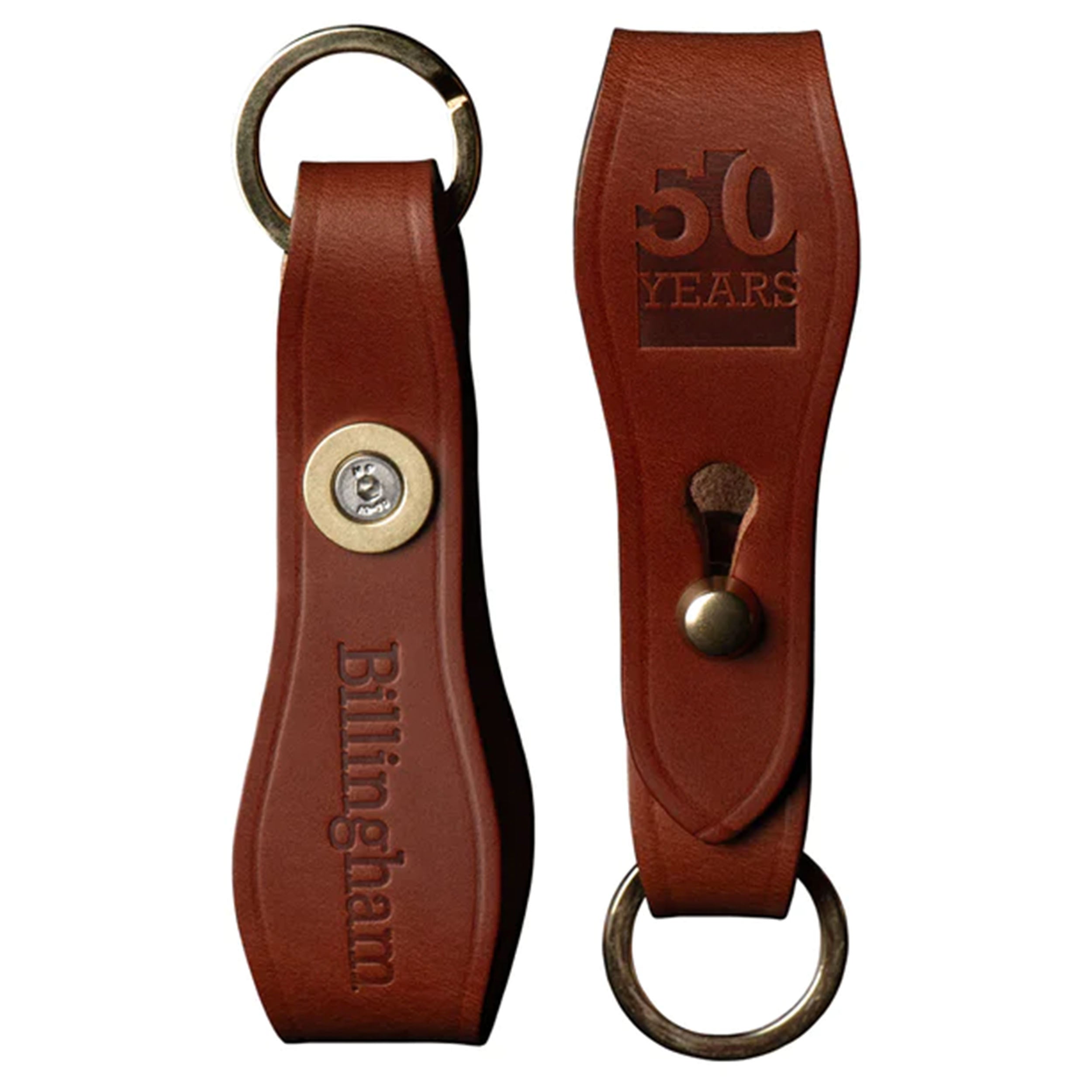 Billingham 50th Belt Key Fob - Tan