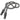 Leica Carrying Strap, Round Braided Rayon & Leather Cord, Black, White