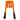 Owlkrown Flat Classic Rope Strap - Pixel Orange 45"