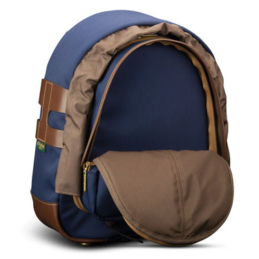 Billingham Rucksack 25 Navy Canvas / Chocolate Leather