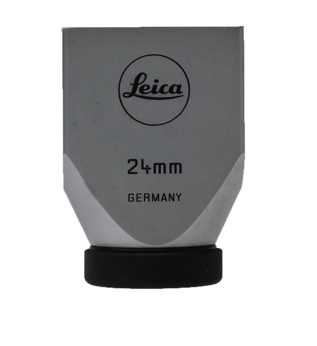 Leica 24mm Bright Line Finder, Silver, Case 12027 (9+)