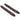 Billingham Mini Eventer Front Straps - Black