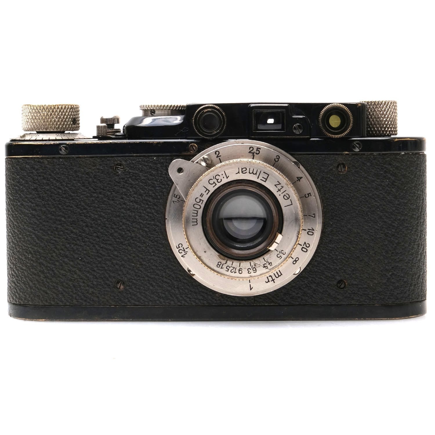 Leica IIf, Black, 5cm f3.5 Elmar, Red Dot OH 72079