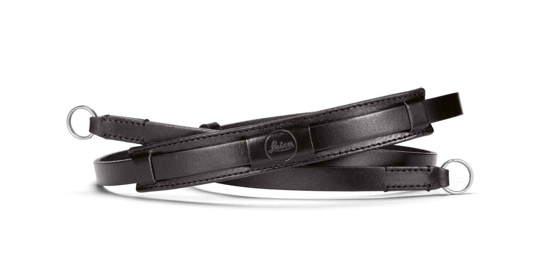 Leica Vintage Leather Neck Strap : Leica Black Vintage Leather Neck Strap