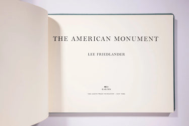 American Monument, Lee Friedlander 1976