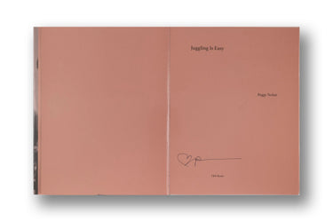 Peggy Nolan, Juggling is Easy (signed first ed.)