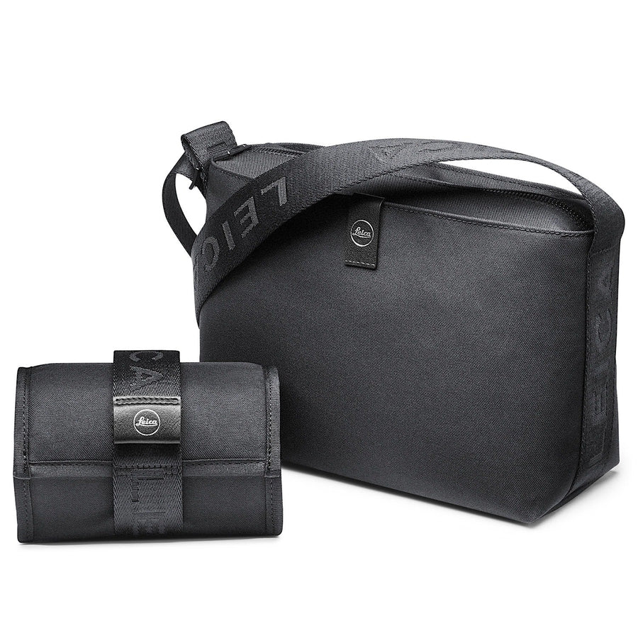 Leica Crossbody Bag SOFORT, M, Recycled Polyester, Black