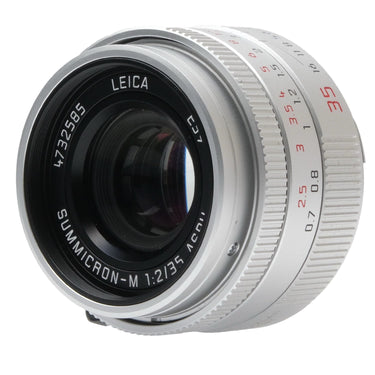 Leica 35mm f2 Summicron-M Asph II Silver, Boxed 4732585