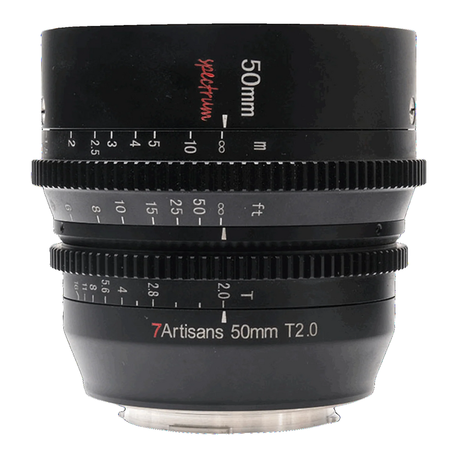 7 Artisan 50mm f2 Spectrum L Mount Cine, Boxed 91644