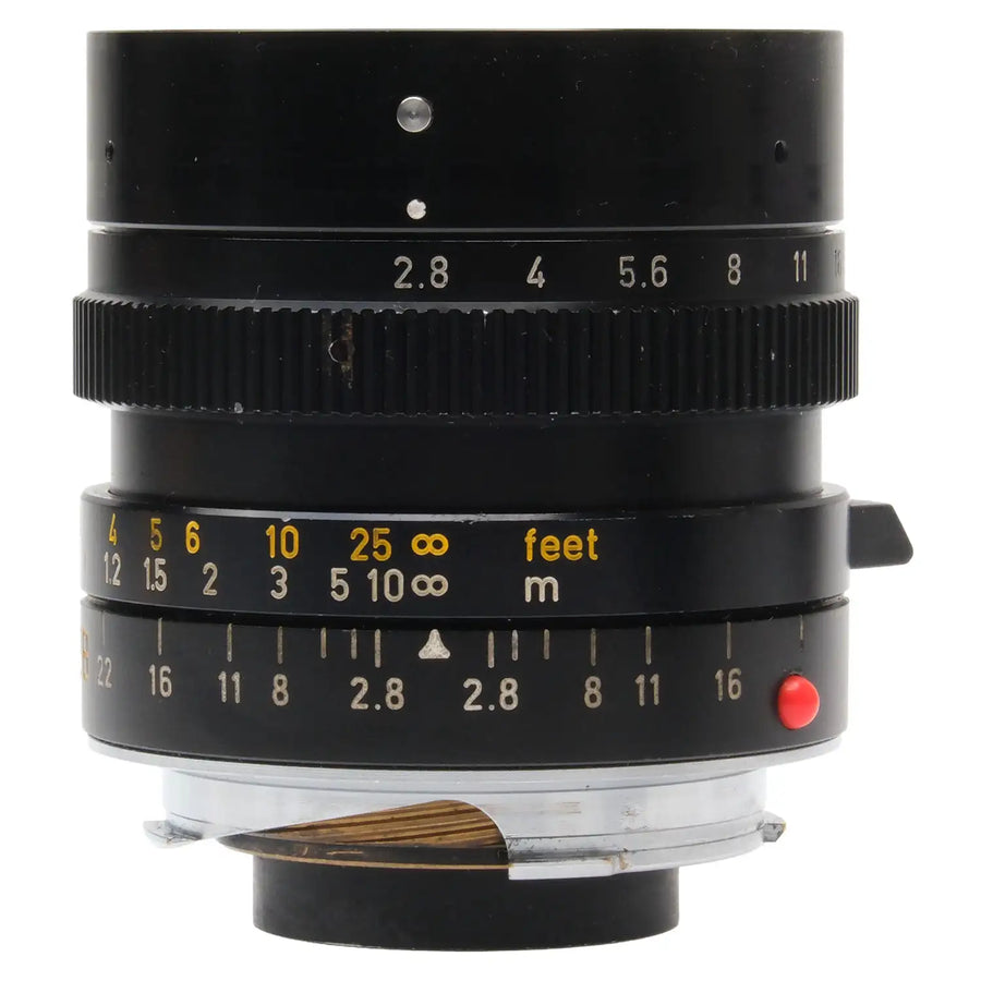 Leica 28mm f2.8 Elmarit-M V3, Hood DAG serviced 041211