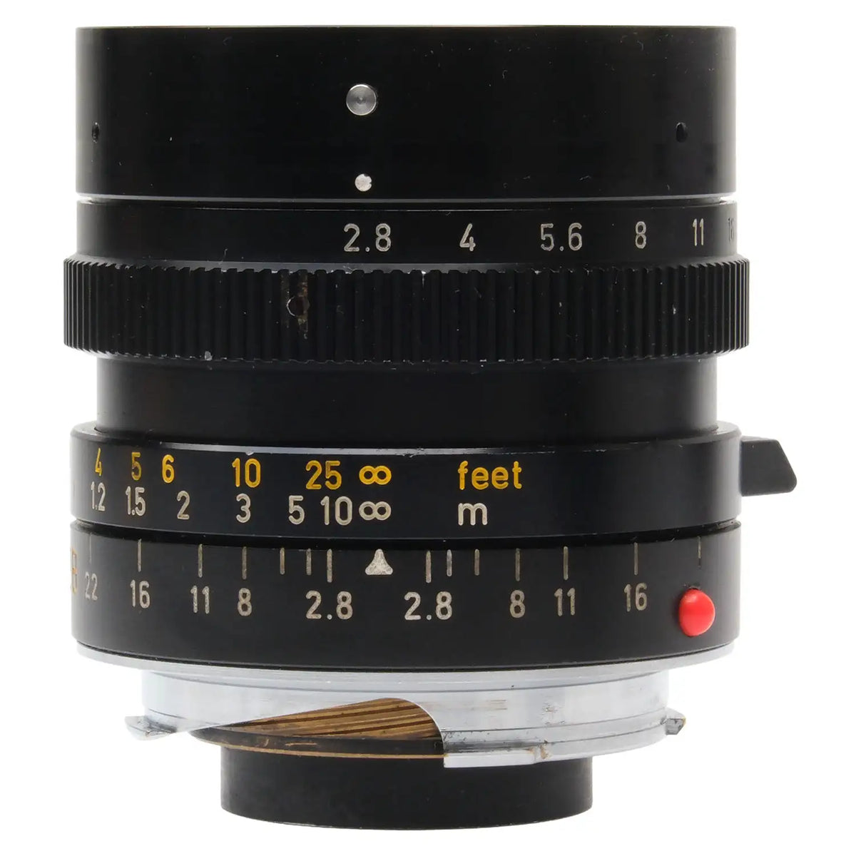 Leica 28mm f2.8 Elmarit-M V3, Hood DAG serviced 041211