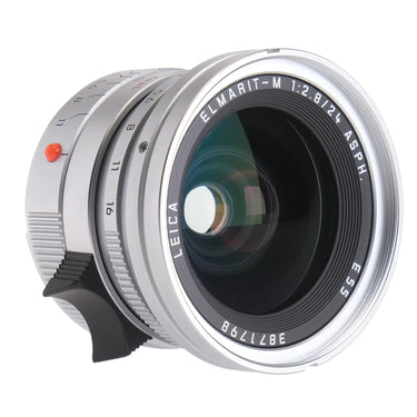 Leica 24mm f2.8 Elmarit-M Silver, Boxed 3871798
