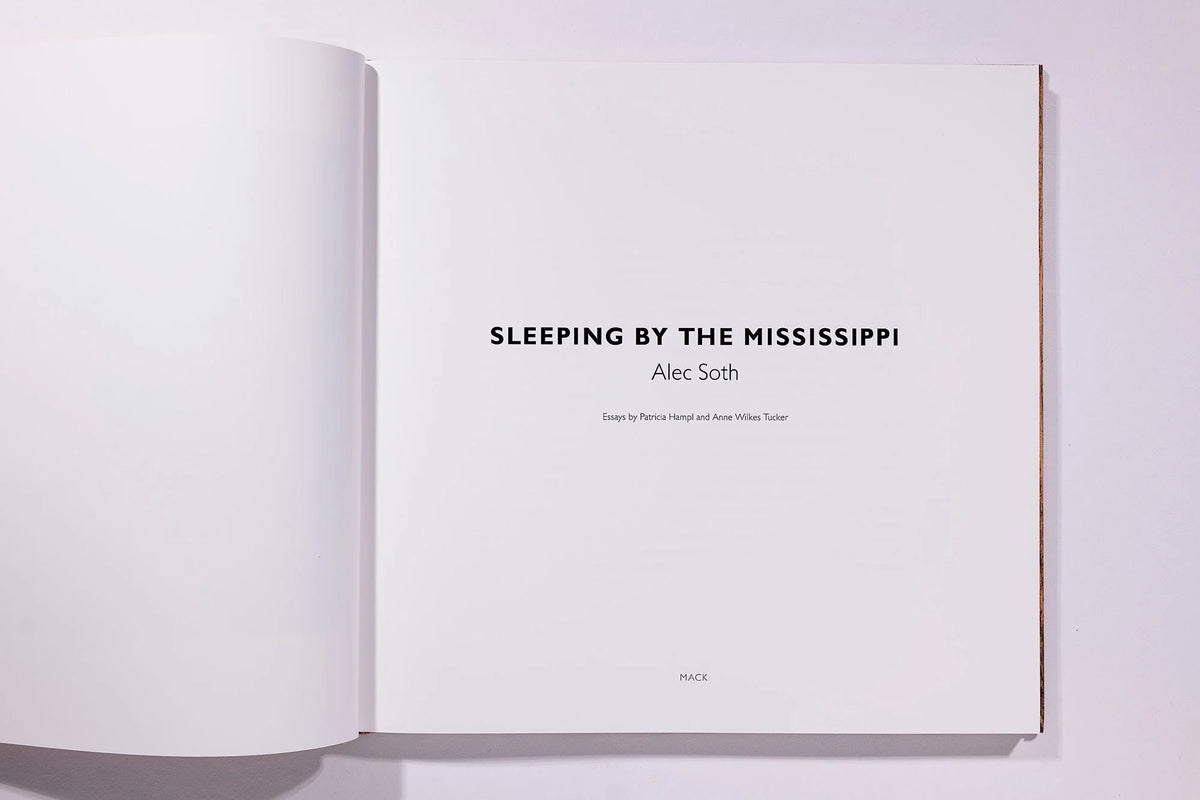 Alec Soth  Sleeping by the Mississippi (signed)