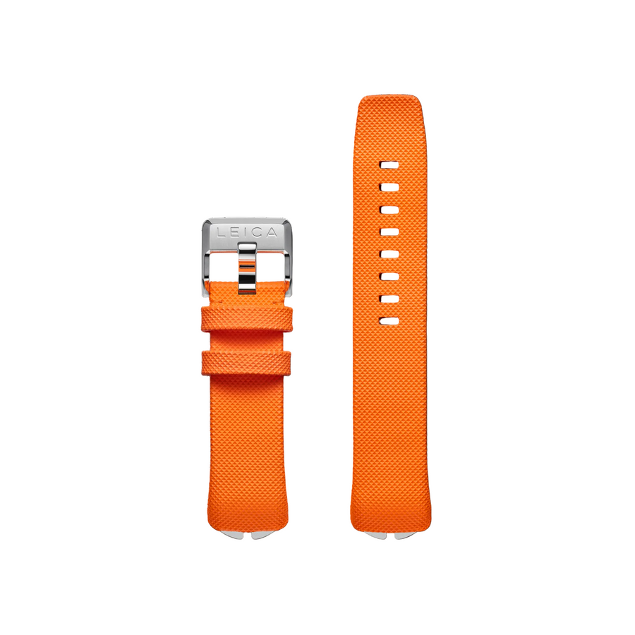 Leica ZM 12 Orange Clou de Paris Strap - Steel Buckle