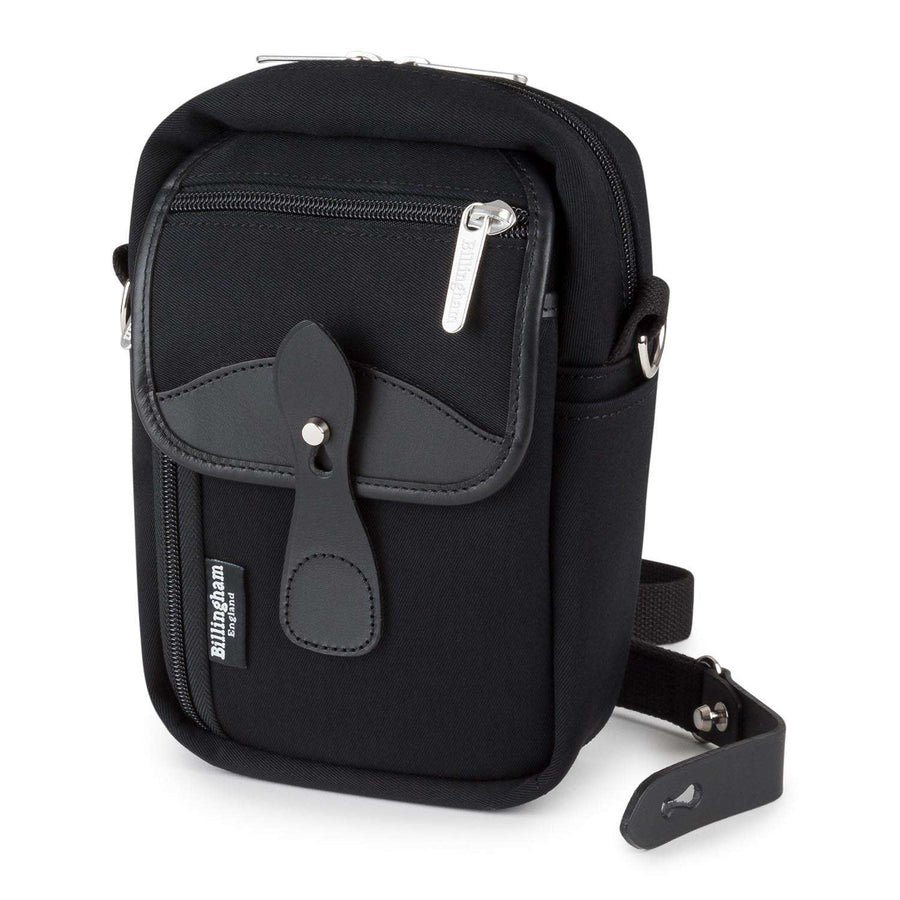 Billingham Airline Stowaway Black Canvas / Black Leather