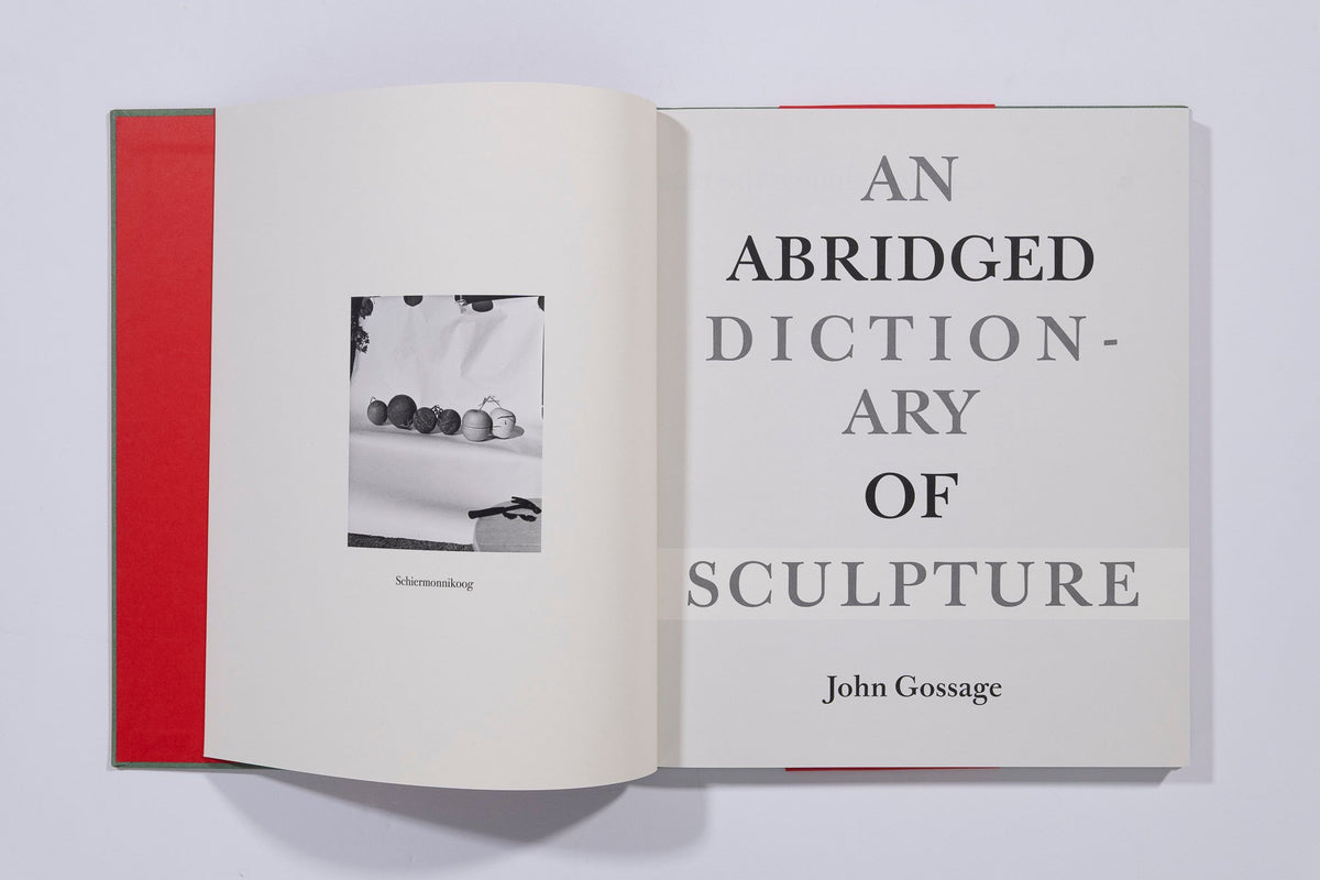 An Abridged Dictionary of Sculpture - John Gossage — photo 2