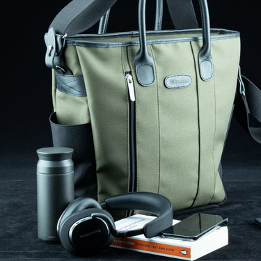 Billingham Best Boy Tote Black Fibrenyte / Black Leather