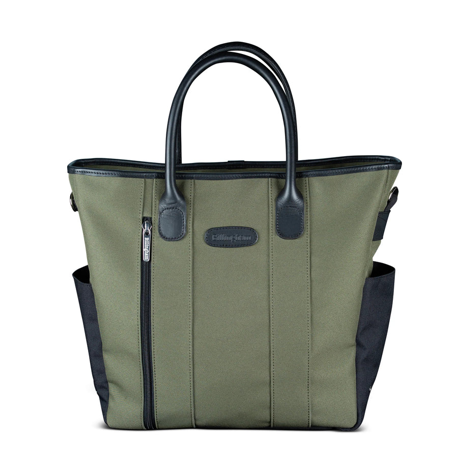 Billingham Best Boy Tote Sage Fibrenyte / Black Leather