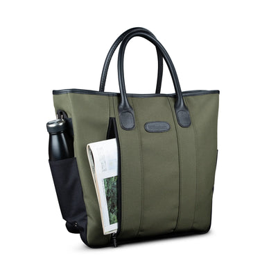Billingham Best Boy Tote Sage Fibrenyte / Black Leather