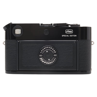 Leica M6 TTL rear view showing LHSA Special Edition engraving and ISO dial