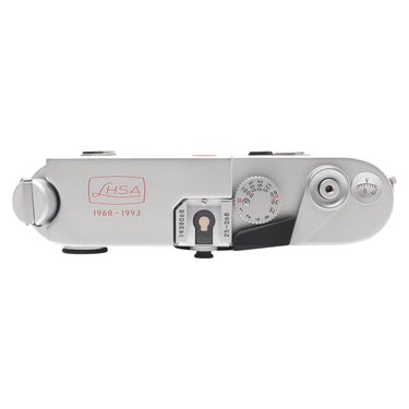 Leica M6 LHSA top plate with LHSA 1968-1993 logo, shutter speed dial and serial 1938068