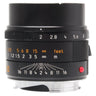 Leica 50mm f2 APO-Summicron-M side view showing aperture and distance scales and red alignment dot