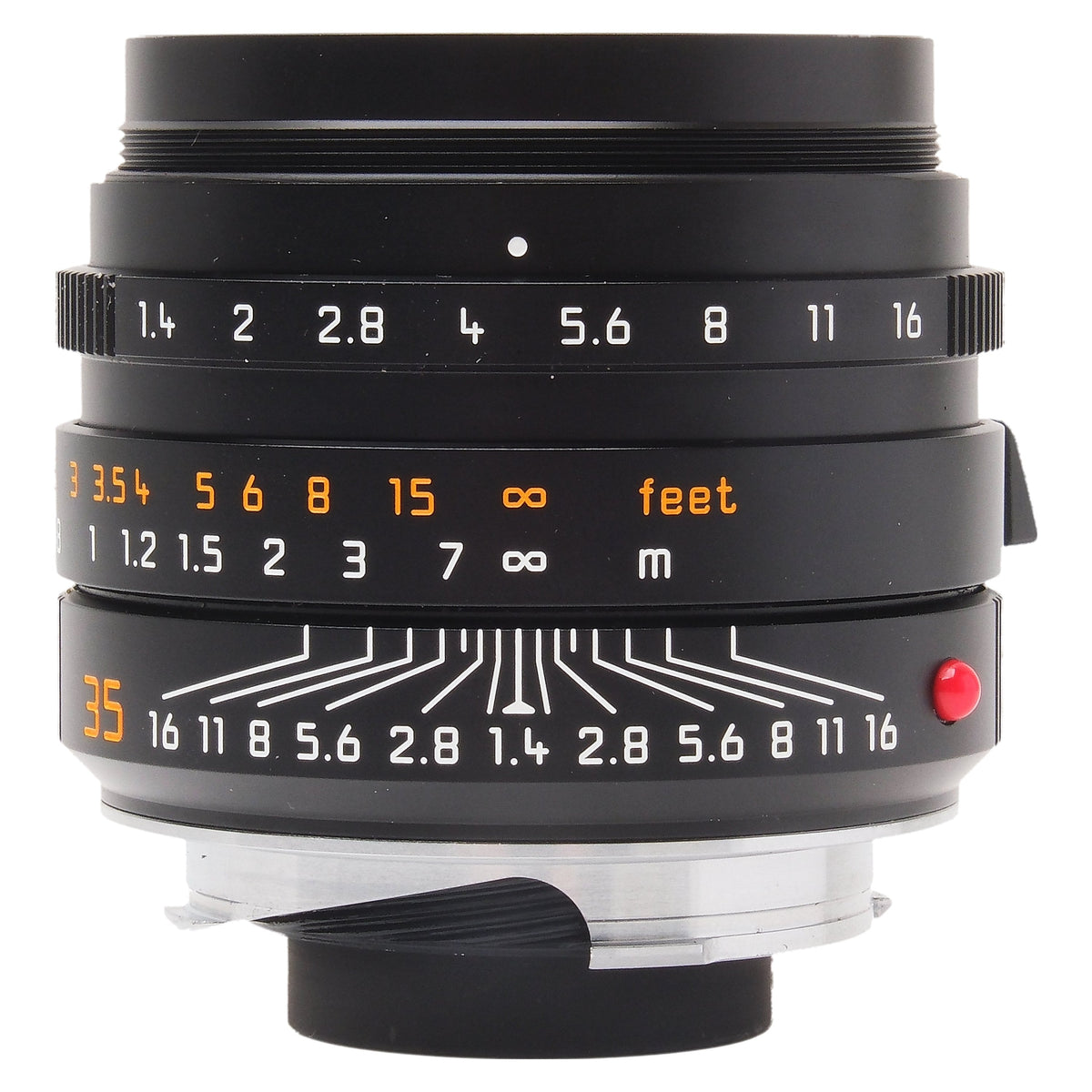 Leica 35mm f1.4 Summilux-M Asph II Black, Hood, Case 4223378
