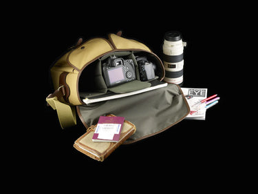 Billingham Hadley One - Sage Fibrenyte / Chocolate Leather