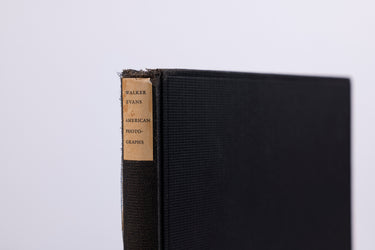 American Photographs - Walker Evans - Signed Lincoln Kirstein 1938 (8+)