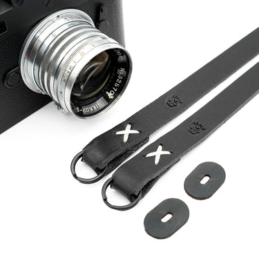 Owlkrown Raw Vintage Leather Strap - Monochrom 45"