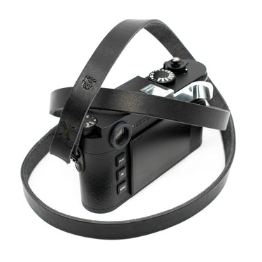 Owlkrown Raw Vintage Leather Strap - Stealth 45"