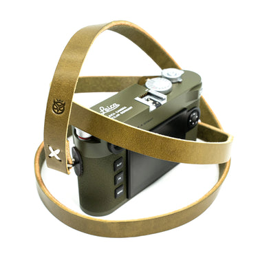 Owlkrown Raw Vintage Leather Strap - Safari 45"
