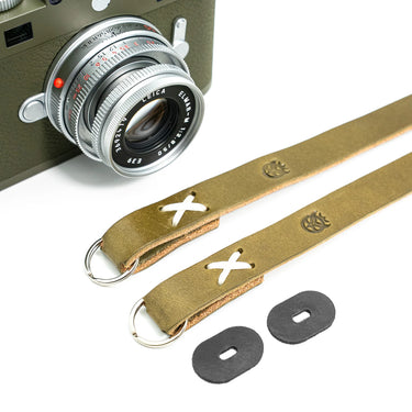Owlkrown Raw Vintage Leather Strap - Safari 45"