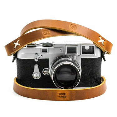 Owlkrown Raw Vintage Leather Strap - Sahara 45"