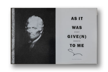 Stacy Kranitz, As It Was Give(n) To Me