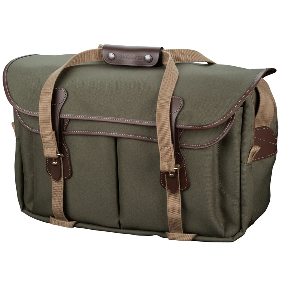 Billingham 555 Mark II Sage Fibernyte / Chocolate Leather