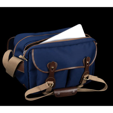 Billingham 335 Mark II Navy Canvas / Chocolate Leather