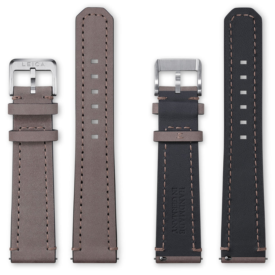 Leica ZM 1/2 Nubuck Leather Strap, Castan