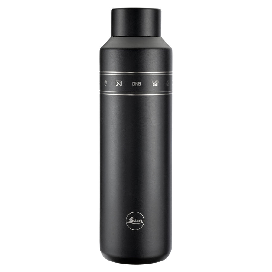 Leica Insulated Bottle, Stainless Steel, Black