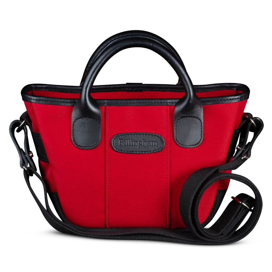 Billingham Dolly Grip Burgundy Canvas / Black Leather