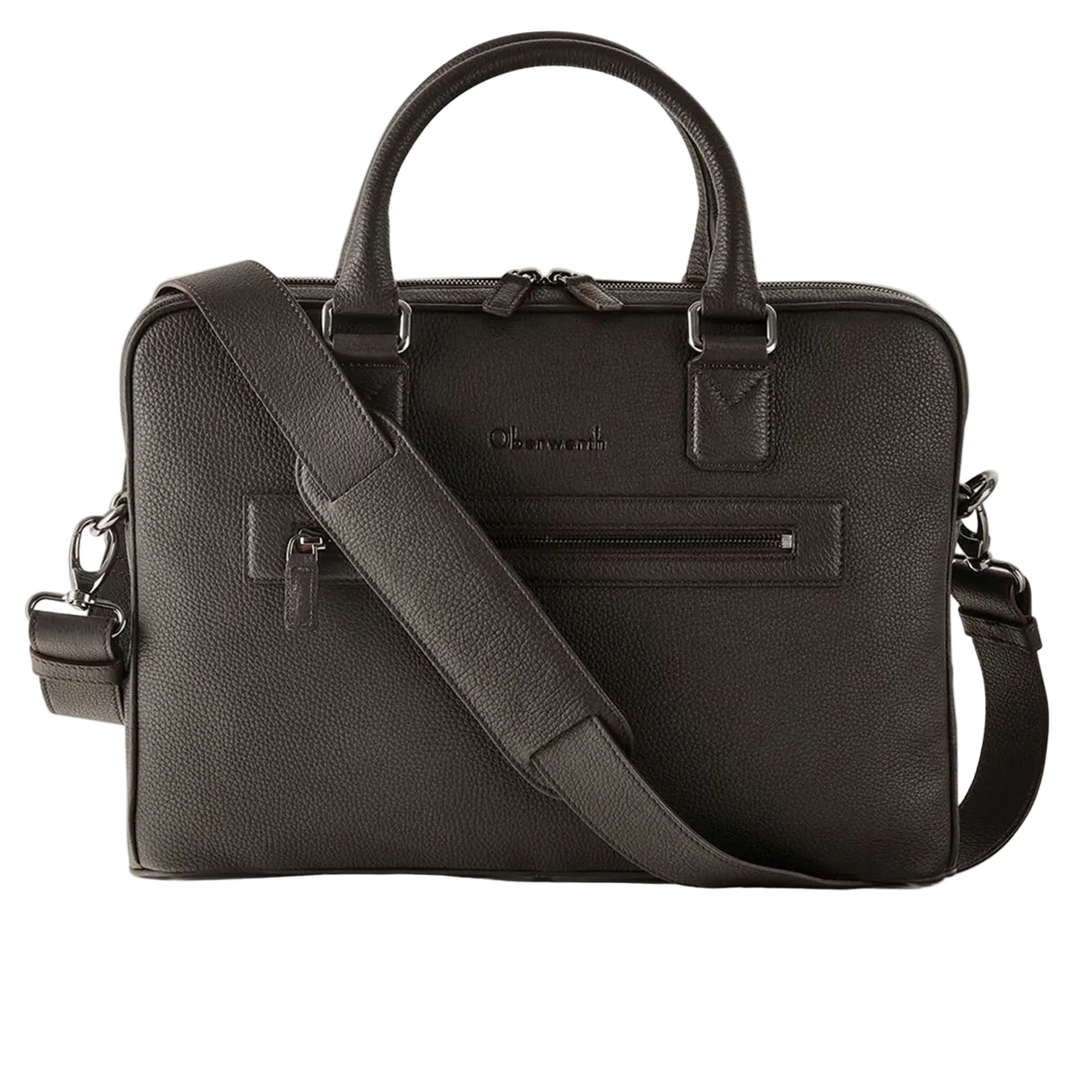 Oberwerth  Warren 1Z Casual Laptop Bag - Dark Brown
