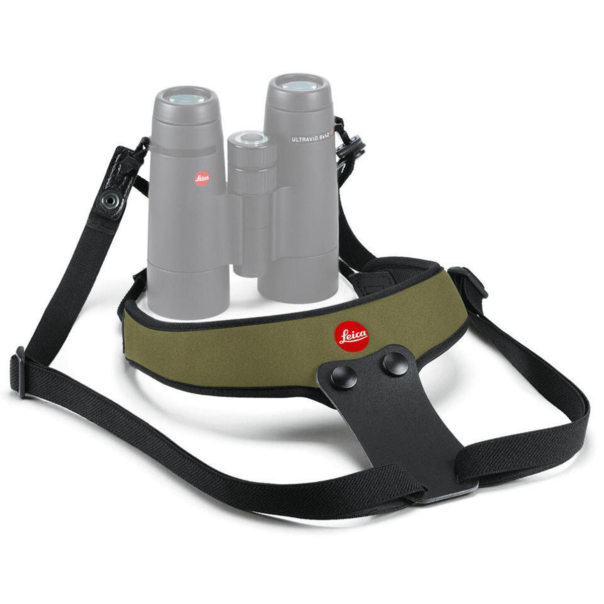 Neoprene Bino Sport Strap - Olive Green