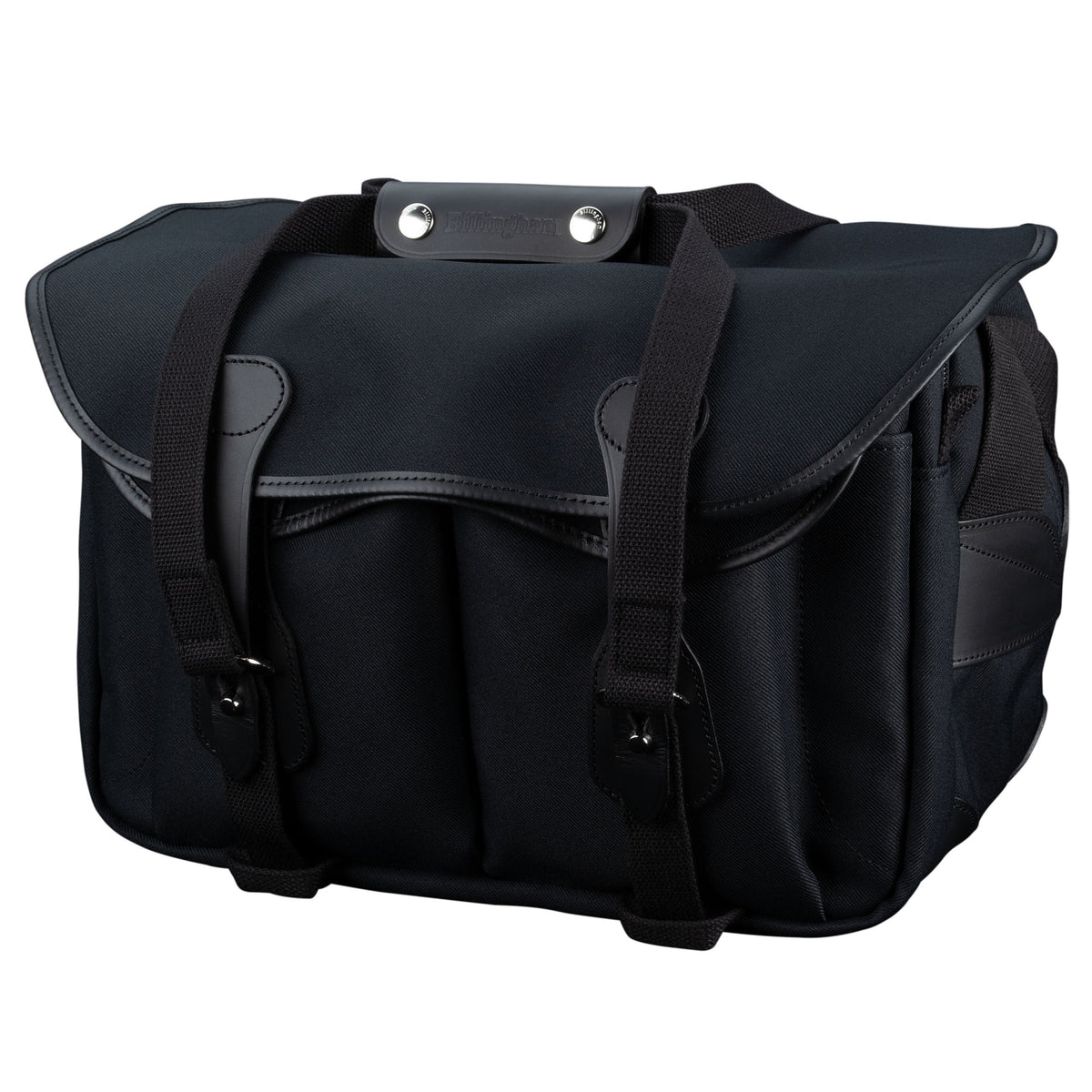 Billingham 335 Mark II Black Fibernyte / Black Leather