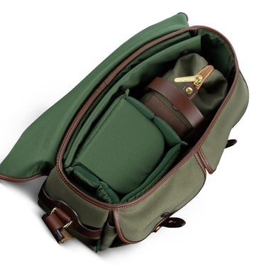 Billingham Capsule 1 Bag - Sage FibreNyte / Chocolate Leather